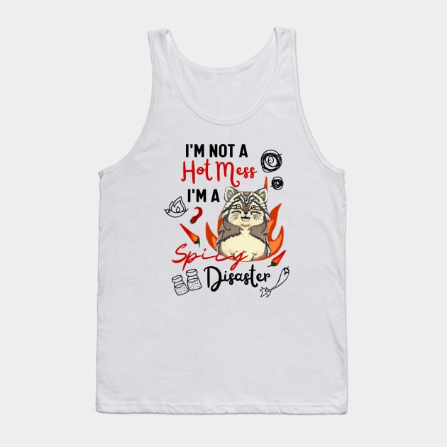 Funny Pallas Cat Owner Joke Tank Top by Mochabonk